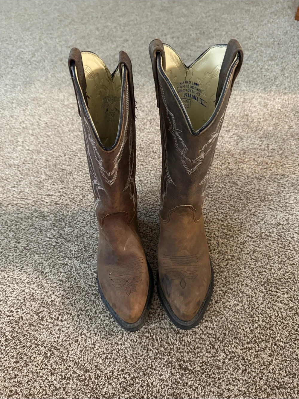 Steel Toed Cowgirl Boots - Picture 1 of 2